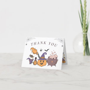 A Little Boo Halloween Baby Shower Thank You Card