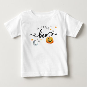 A Little Boo Halloween Pumpkin Fall Baby T-Shirt