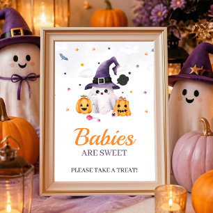 A Little Boo Is Almost Due Babies are Sweet Sign