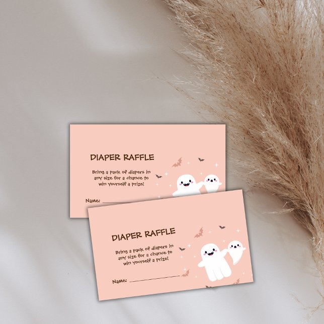 A Little Boo Is Almost Due Baby Shower Ghost Enclosure Card (A Little Boo Is Almost Due Baby Shower Ghost Enclosure Card)