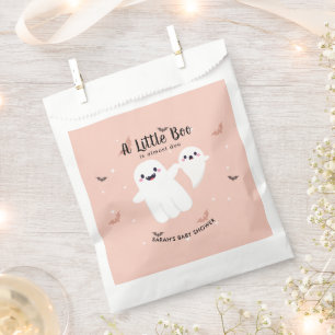  A Little Boo Is Almost Due Baby Shower Ghost Favour Bags