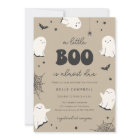 A Little Boo is Almost Due Baby Shower Invitation