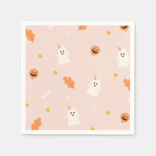 A little boo is almost due baby shower  napkin