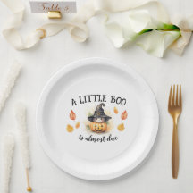 A Little Boo is Almost Due Baby Shower Table Decor