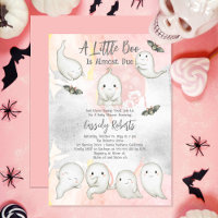 A Little Boo Is Almost Due Ghost Girl Baby Shower