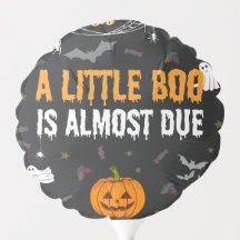 A Little Boo Is Almost Due Halloween Baby Shower