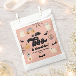 A Little Boo Is Almost Due! Halloween Baby Shower Favour Bags