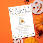 A little boo is almost due Halloween baby shower Invitation<br><div class="desc">For more advanced customisation of this design,  simply select the "Customise It" button above!</div>