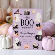 A Little Boo is Almost Due Halloween Baby Shower