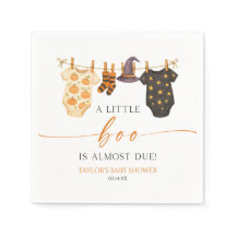 A Little Boo Is Almost Due! Halloween Baby Shower