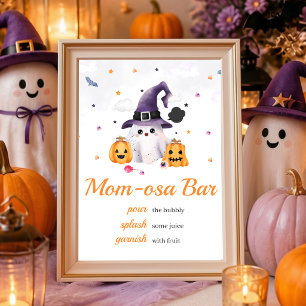 A Little Boo Is Almost Due Mum-osa Bar Sign