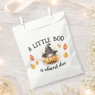 A Little Boo is Almost Due Paper Party Supplies Favour Bags