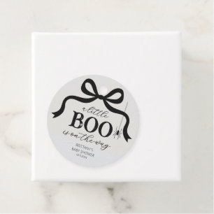 A Little Boo Is On The Way Baby Shower Favour Tags