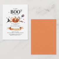 A Little Boo on Way Halloween Baby Shower Budget