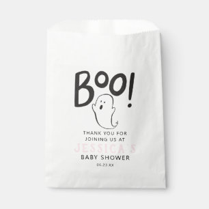 A Little Boo Pink Baby Shower Favour Bag