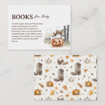 A Little Boo' Western Halloween Books for Baby