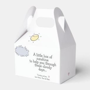 A little box of  sunshine - Chemo Care Package