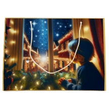 A Little Boy's Christmas Wishes Gift Bag