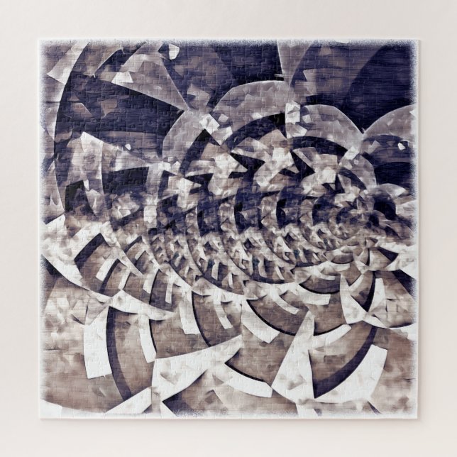 a little brown jigsaw puzzle (Vertical)