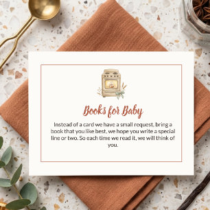 A Little Bun in the Oven Baby Shower Enclosure Card