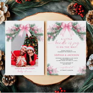 A Little Bundle Of Joy Baby Shower Invitation