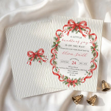 A Little Bundle Of Joy Baby Shower Invitation