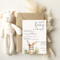 A Little Bunny Is On The Way Baby Shower 