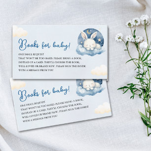 a Little Bunny is on the way, Rabbit Baby Shower  Enclosure Card