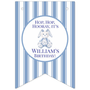A Little Bunny is Turning One Bunting