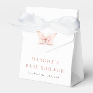 A Little Butterfly Girl Baby Shower Thank You Favour Box