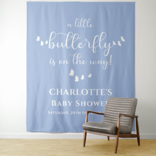 A Little Butterfly Is On The Way Backdrop Tapestry