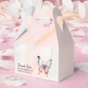 A little butterfly pastel whimsical Baby Shower  Favour Box