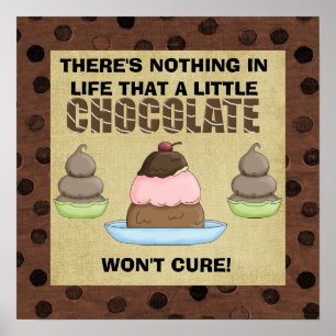 A Little Chocolate Poster