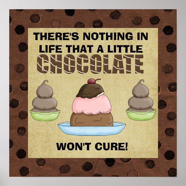 A Little Chocolate Poster (Front)