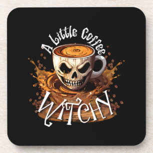 A Little Coffee Witchy Coaster