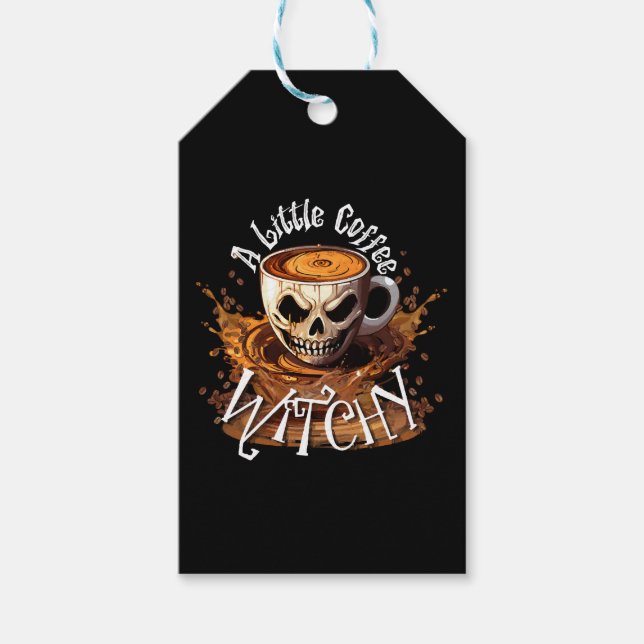 A Little Coffee Witchy Gift Tags (Front)