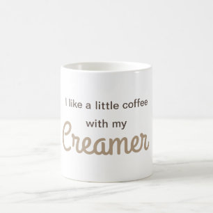 A little coffee with my creamer mug