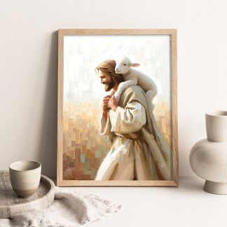 A Little Companion, Christian Faith Art, Jesus Res Poster
