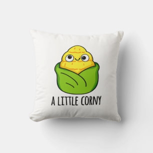 A Little Corny Funny Baby Corn Pun  Cushion