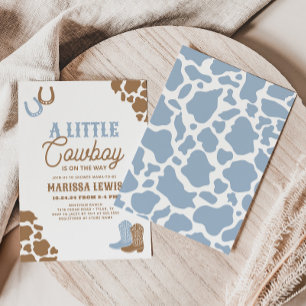 A Little Cowboy Baby Shower Invitation