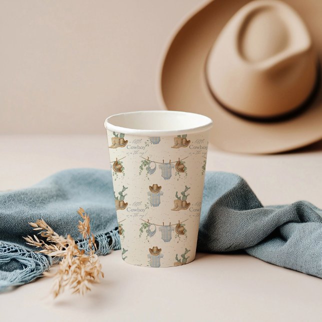 A Little Cowboy Baby Shower  Paper Cups (Creator Uploaded)