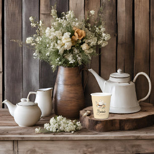 A Little Cowboy Western Baby Boy Baby Shower  Paper Cups