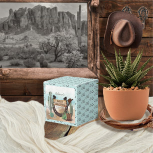 A Little Cowboy Western Boy Baby Shower Favour Box