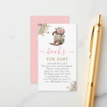 A Little Cowgirl Baby Shower Books for Baby