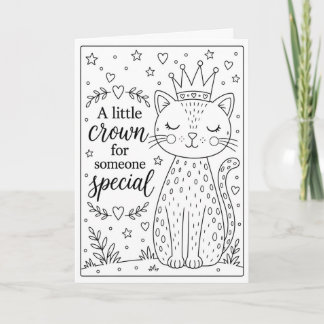 A Little Crown for Someone Special Card