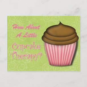 A Little Cupcake Therapy Postcard