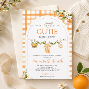 A Little Cutie Baby Shower Invitation