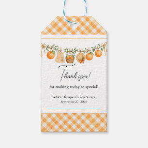 A Little Cutie Baby Shower Thank You Gift Tags