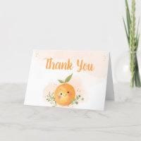 A Little Cutie Citrus Orange Baby Shower