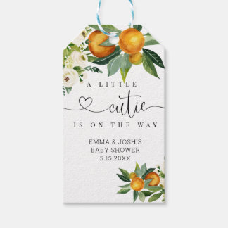 A Little Cutie Is On The Way Gift Tag